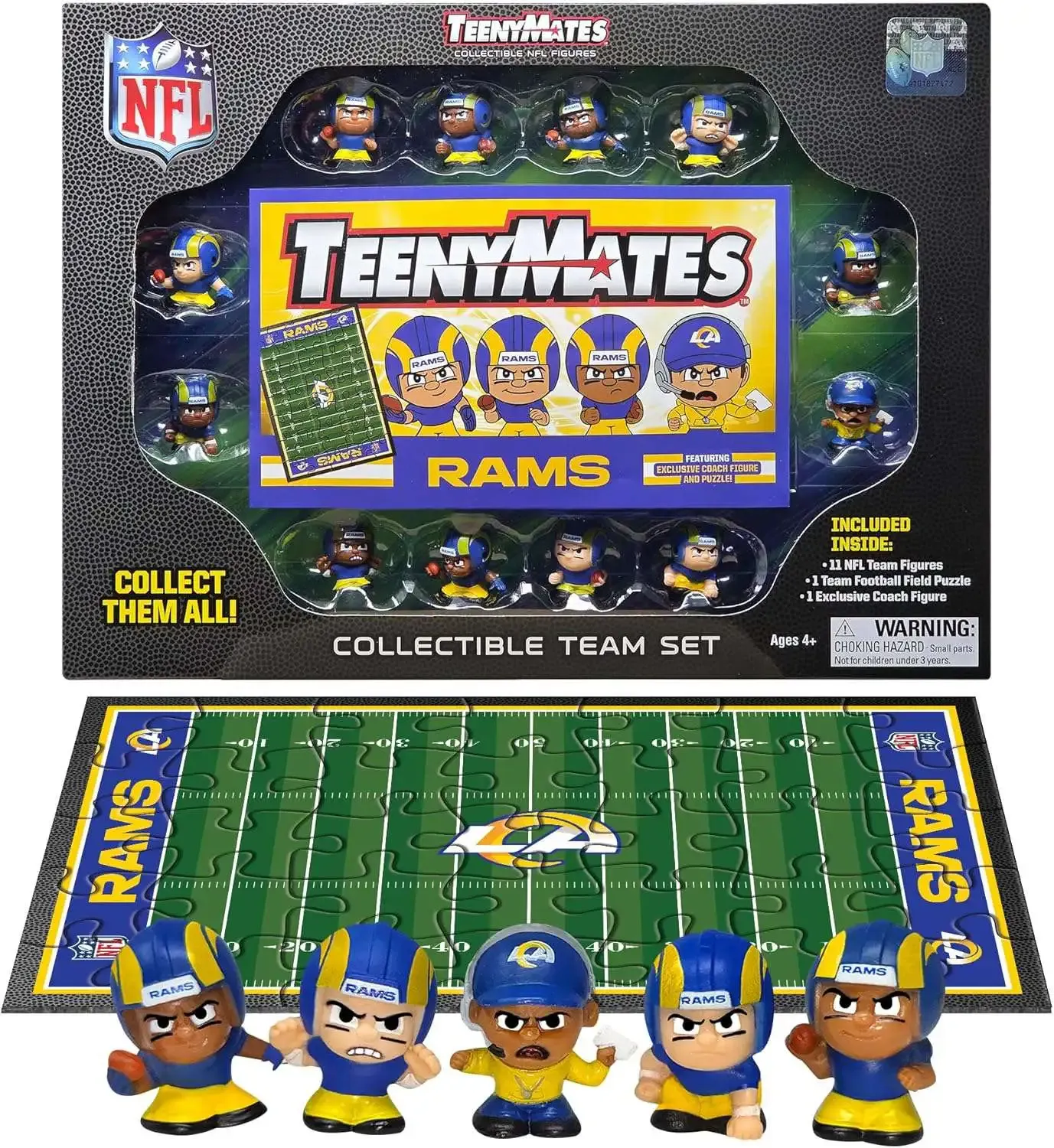 Los Angeles Rams TeenyMates Team Figurine Set Los Angeles Rams TeenyMates Team Figurine Set