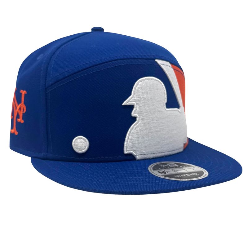 New York Mets Men's New Era Batter Split Panel 9Fifty Snapback Hat New York Mets Men's New Era Batter Split Panel 9Fifty Snapback Hat