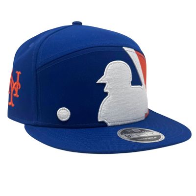 New York Mets Men's New Era Batter Split Panel 9Fifty Snapback Hat New York Mets Men's New Era Batter Split Panel 9Fifty Snapback Hat