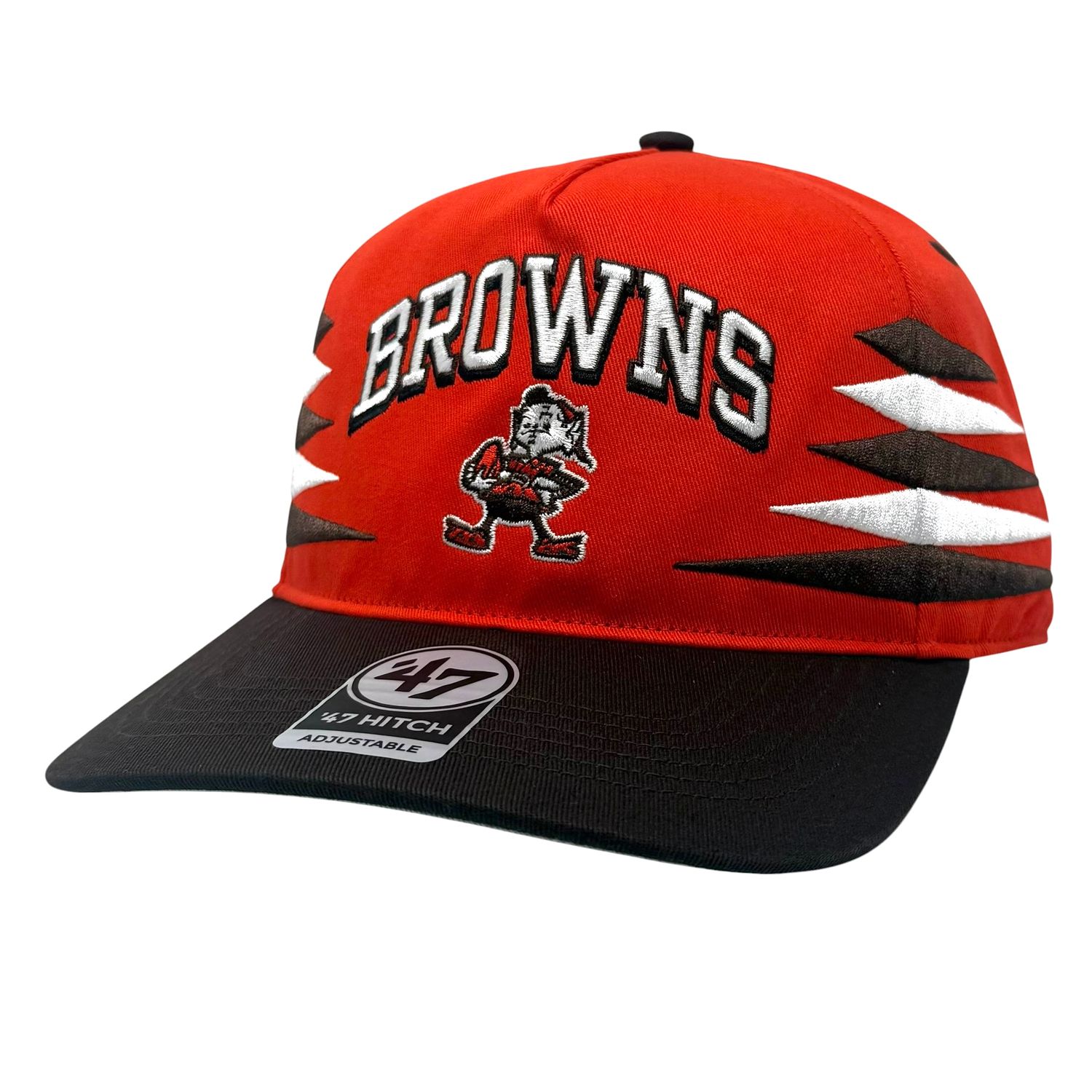 Cleveland Browns Men’s Orange Diamond Cut 47 Brand Snapback Hat