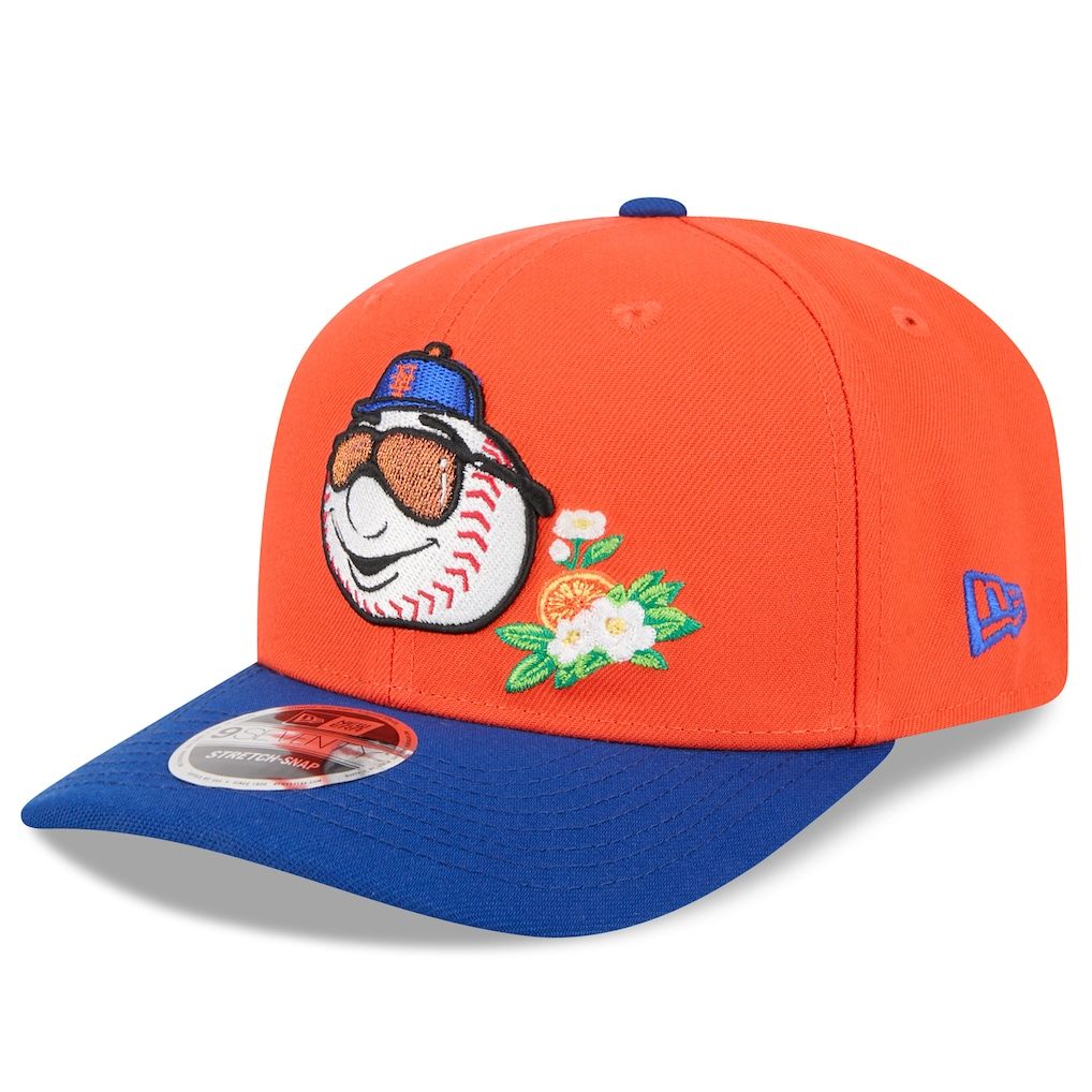 New York Mets Men's Orange 2026 New Era 9Seventy Stretch-Snap Hat