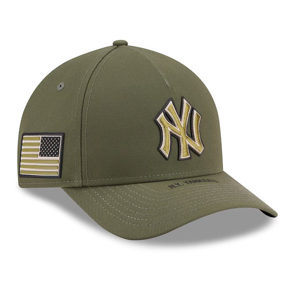 New York Yankees Men's Olive 2026 Armed Forces Day 9FORTY Adjustable Hat New York Yankees Men's Olive 2026 Armed Forces Day 9FORTY Adjustable Hat