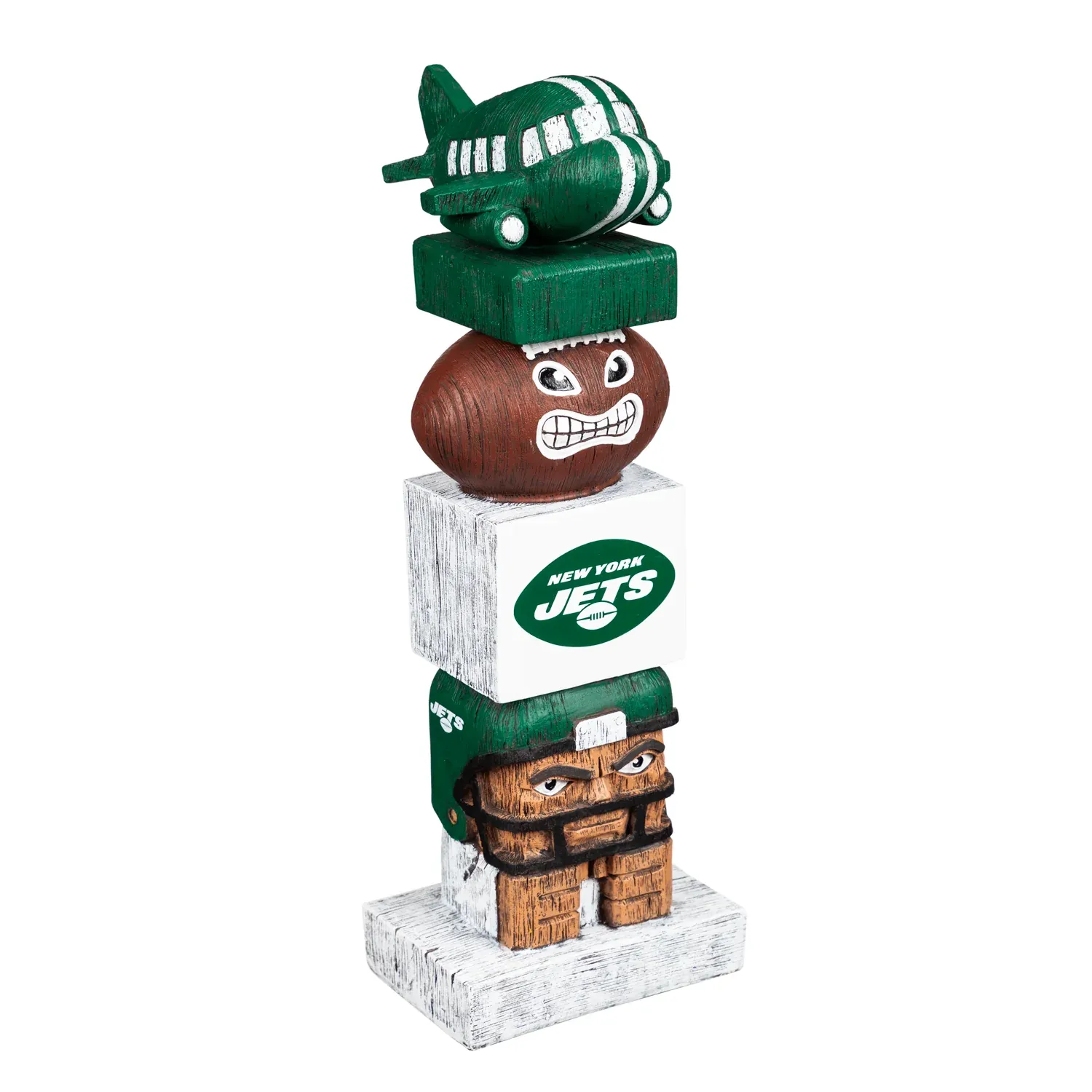 New York Jets Tiki Totem Team Statue