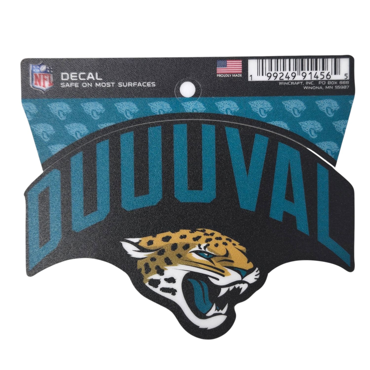 Jacksonville Jaguars Duval 3" x 3" Decal