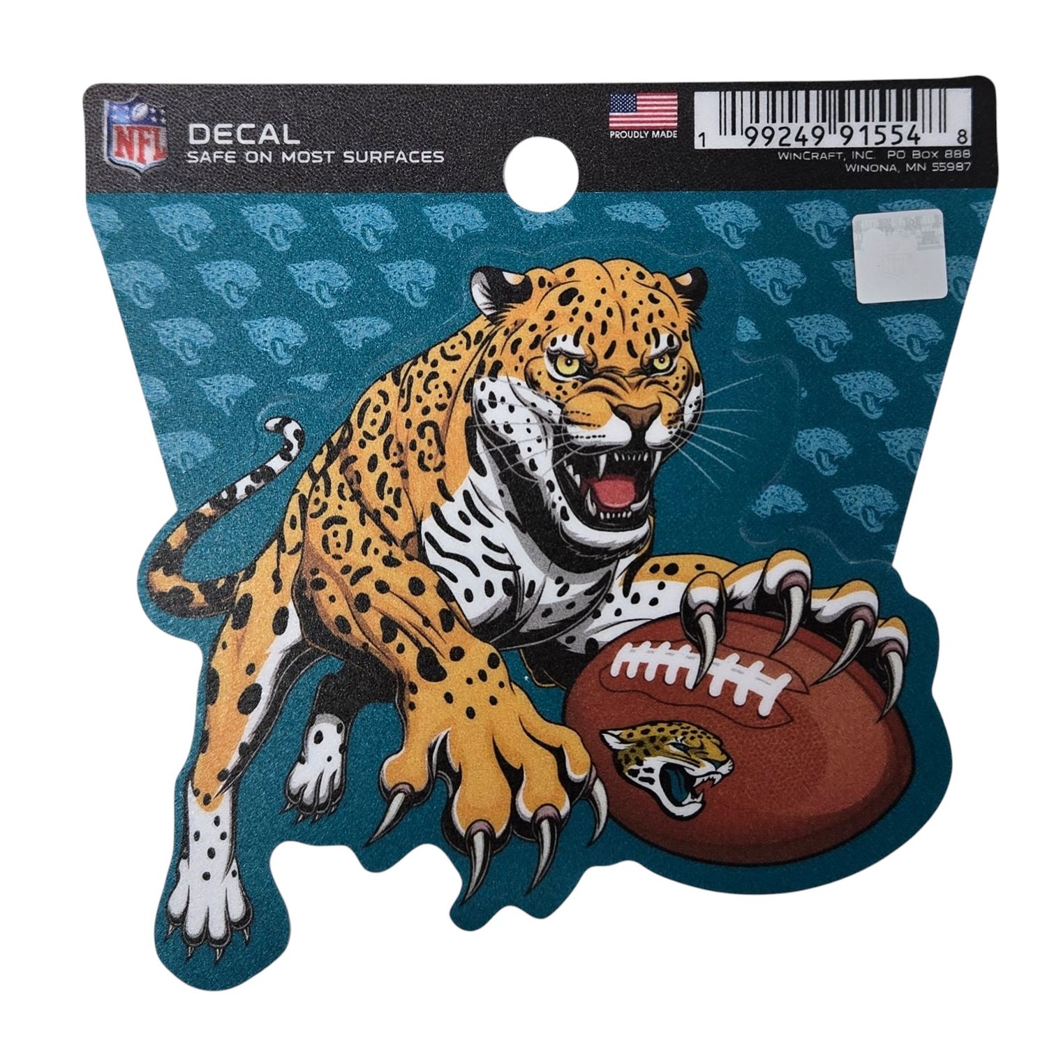 Jacksonville Jaguars 3" x 3" Decal