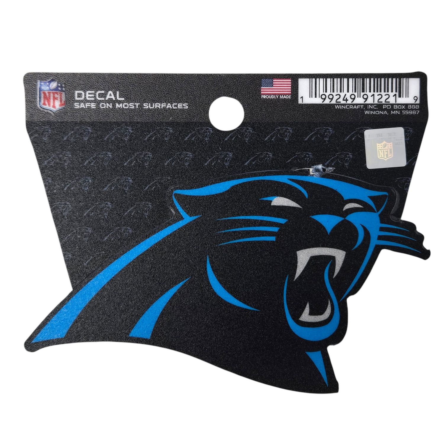 Carolina Panthers 3" x 3" Decal