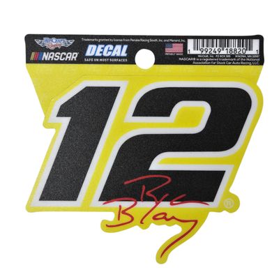 Ryan Blaney 3 Ryan Blaney 3" x 3" Decal