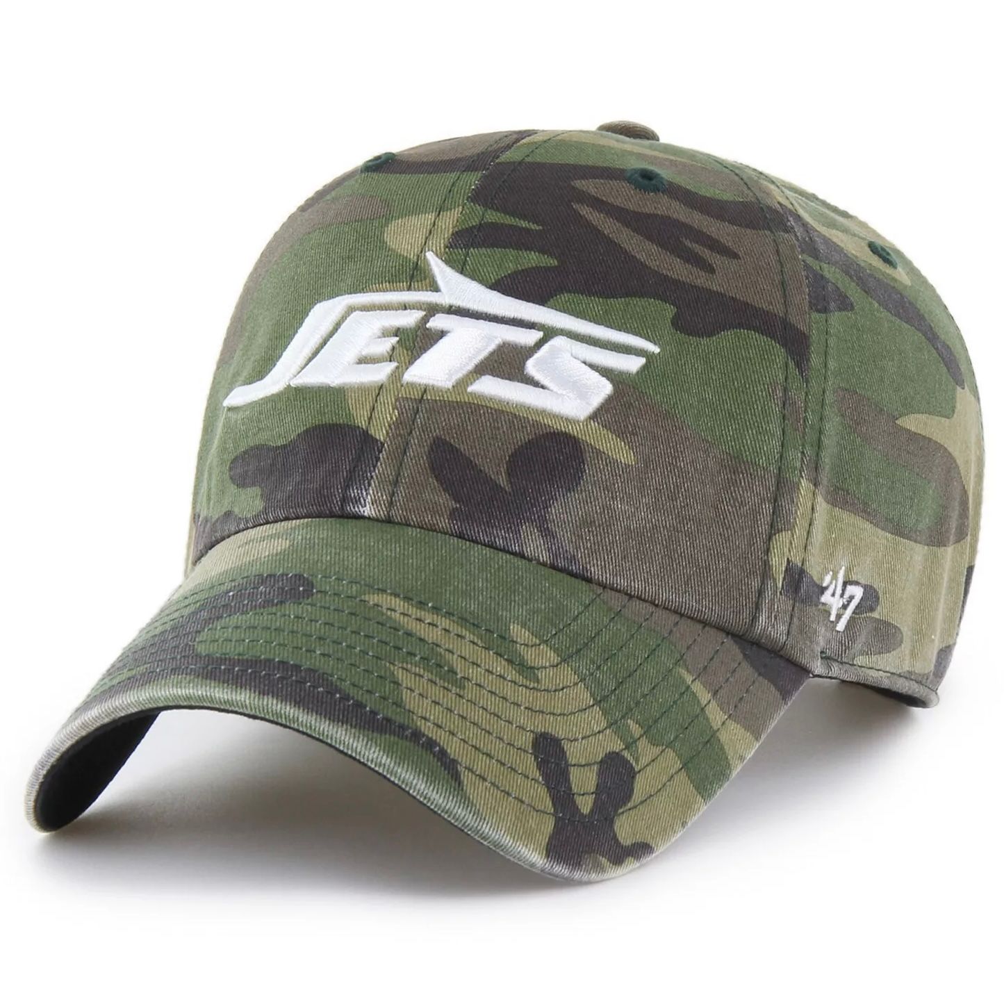 New York Jets Men’s Camo 47 Clean Up Adjustable Hat