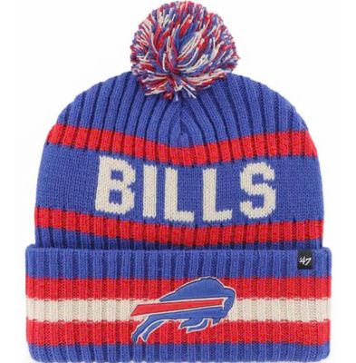 Buffalo Bills Men’s 47 Bering Cuffed Pom Knit Hat Buffalo Bills Men’s 47 Bering Cuffed Pom Knit Hat