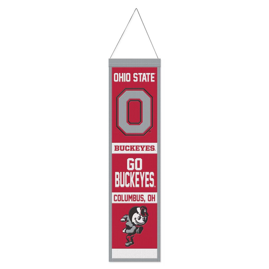 Ohio State Buckeyes Go Buckeyes 8” x 32” Banner Ohio State Buckeyes Go Buckeyes 8” x 32” Banner