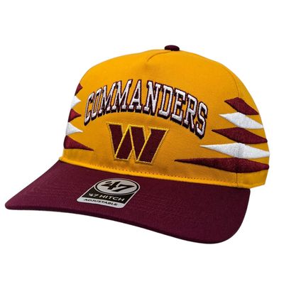 Washington Commanders Men’s Yellow Diamond Cut 47 Brand Snapback Hat