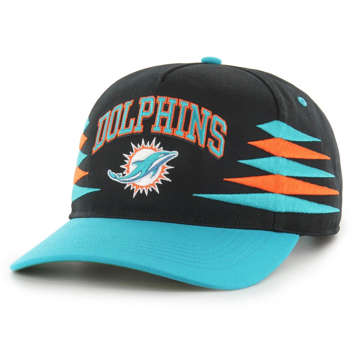 Miami Dolphins Men’s Black Diamond Cut 47 Brand Snapback Hat Miami Dolphins Men’s Black Diamond Cut 47 Brand Snapback Hat