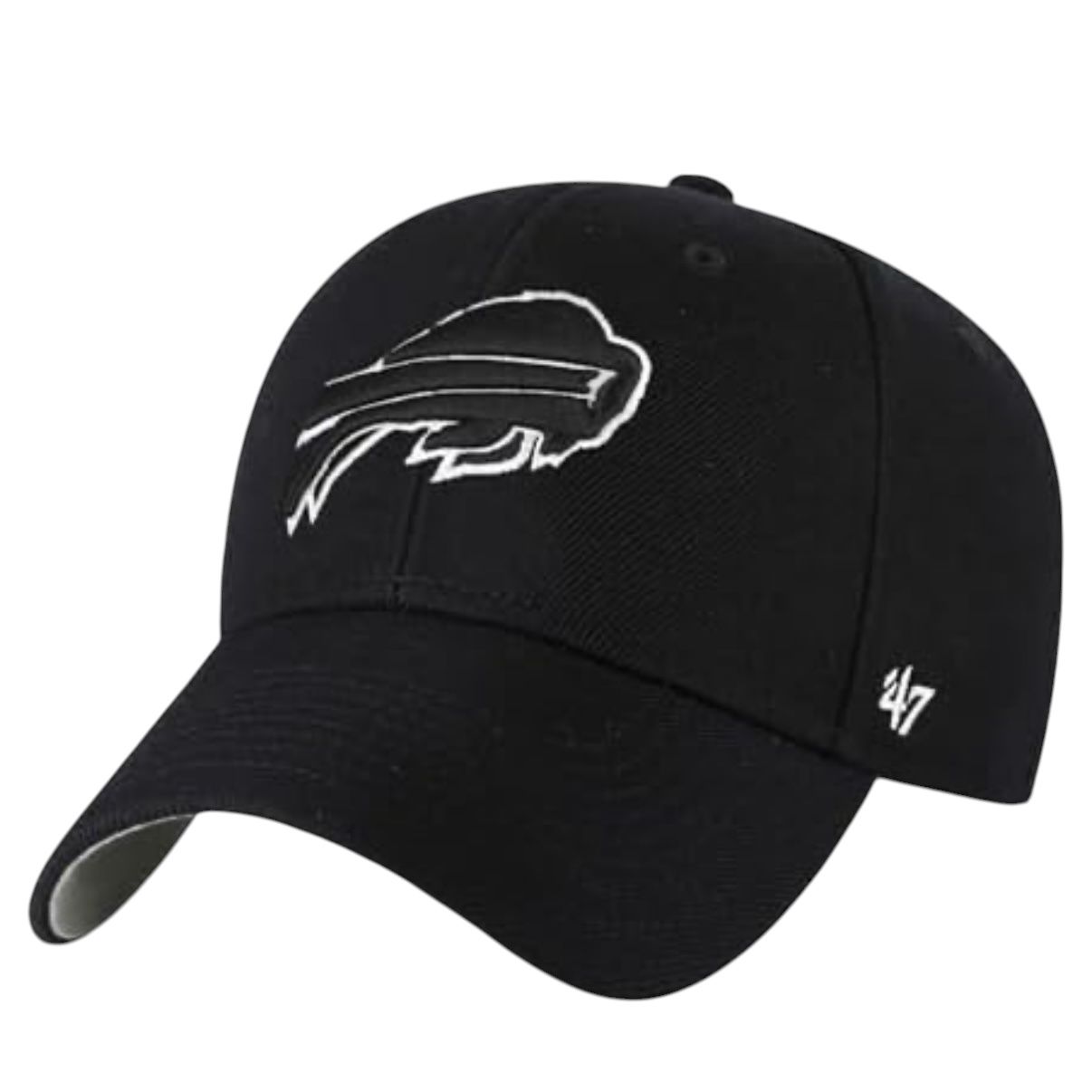 Buffalo Bills Men’s Black 47 Brand Clean Up Adjustable Hat Buffalo Bills Men’s Black 47 Brand Clean Up Adjustable Hat