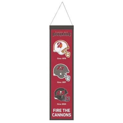 Tampa Bay Buccaneers 8” x 32” Heritage Banner Tampa Bay Buccaneers 8” x 32” Heritage Banner