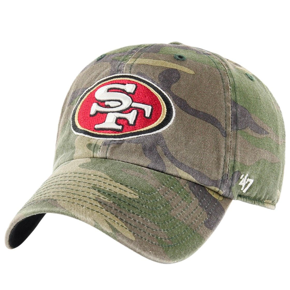 San Francisco 49ers Men’s Camo 47 Brand Clean Up Adjustable Hat San Francisco 49ers Men’s Camo 47 Brand Clean Up Adjustable Hat