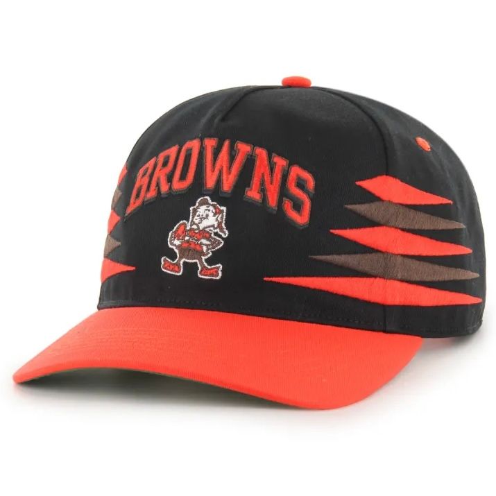 Cleveland Browns Men’s Black Diamond Cut 47 Brand Snapback Hat Cleveland Browns Men’s Black Diamond Cut 47 Brand Snapback Hat