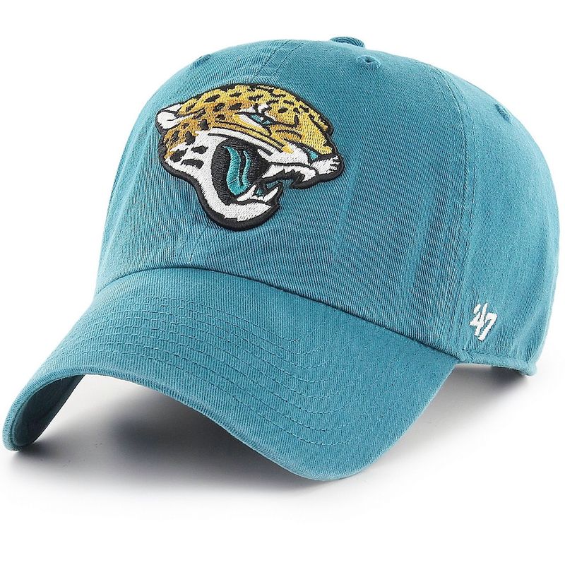Jacksonville Jaguars Men’s Dark Teal 47 Brand Clean Up Adjustable Hat Jacksonville Jaguars Men’s Dark Teal 47 Brand Clean Up Adjustable Hat