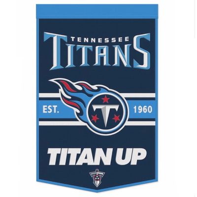 Tennessee Titans Titan Up 24 x 38 Wool Banner