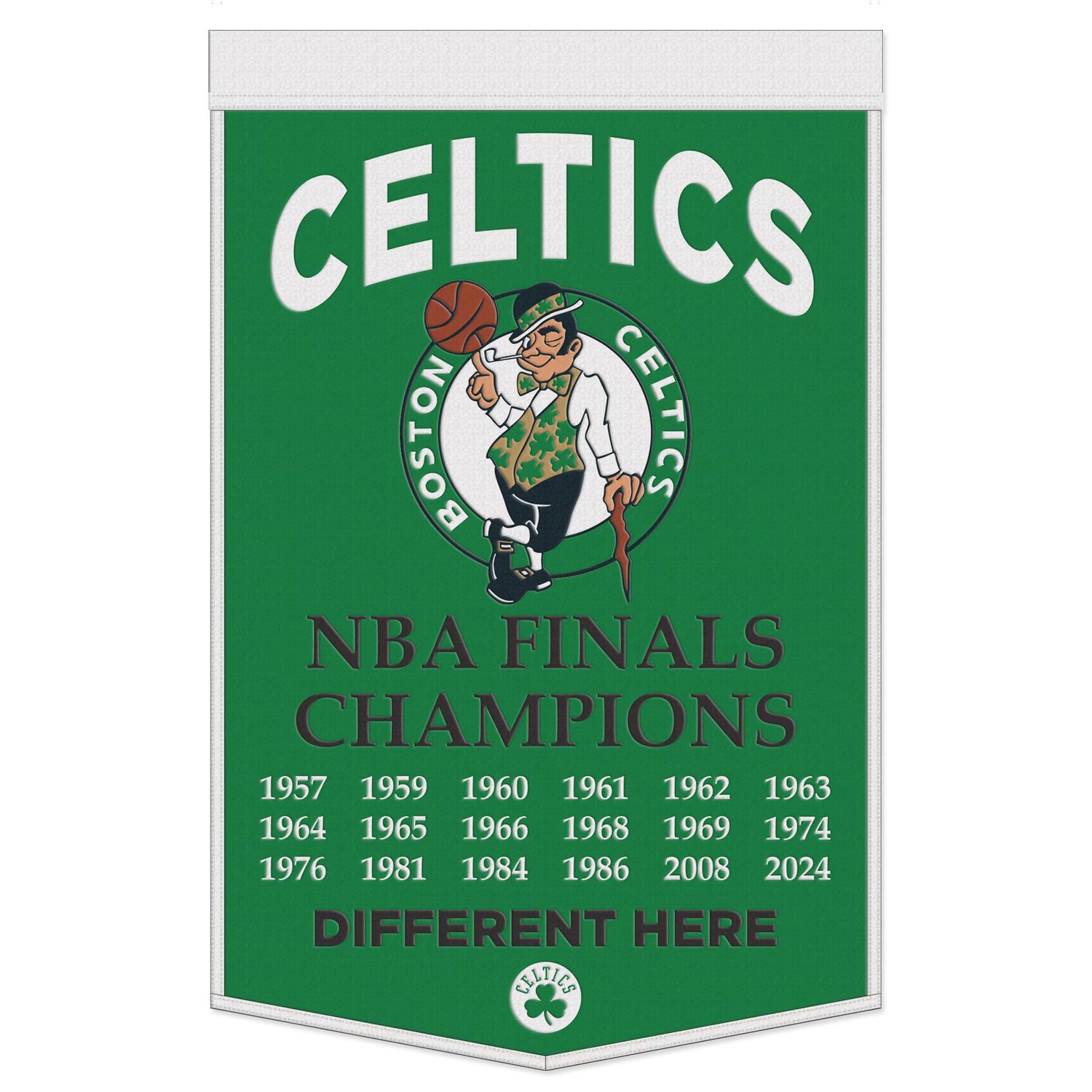 Boston Celtics NBA FInals Champions 24 x 38 Wool Banner