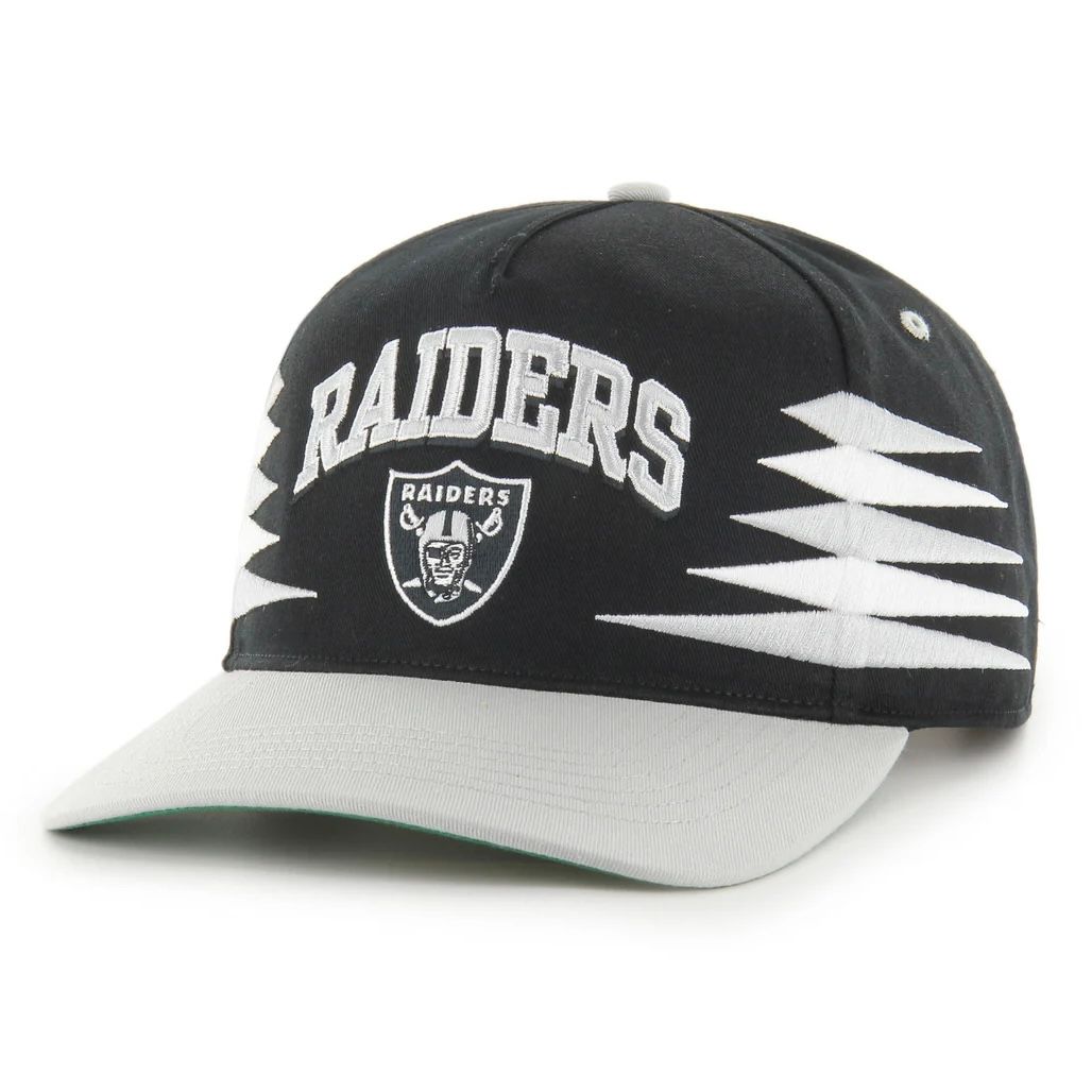 Las Vegas Raiders Men’s Black Diamond Cut 47 Brand Snapback Hat