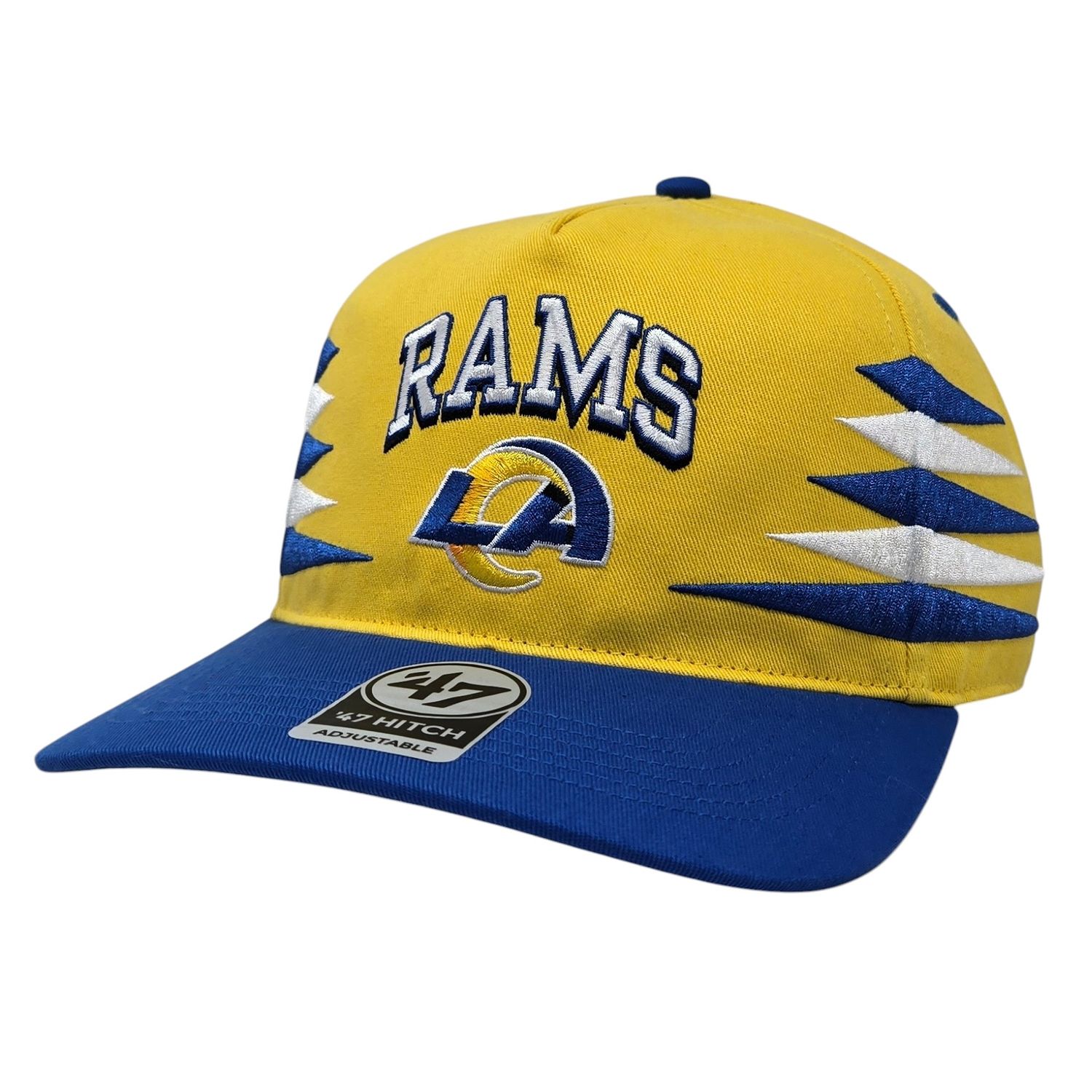 Los Angeles Rams Men’s Yellow Diamond Cut 47 Brand Snapback Hat