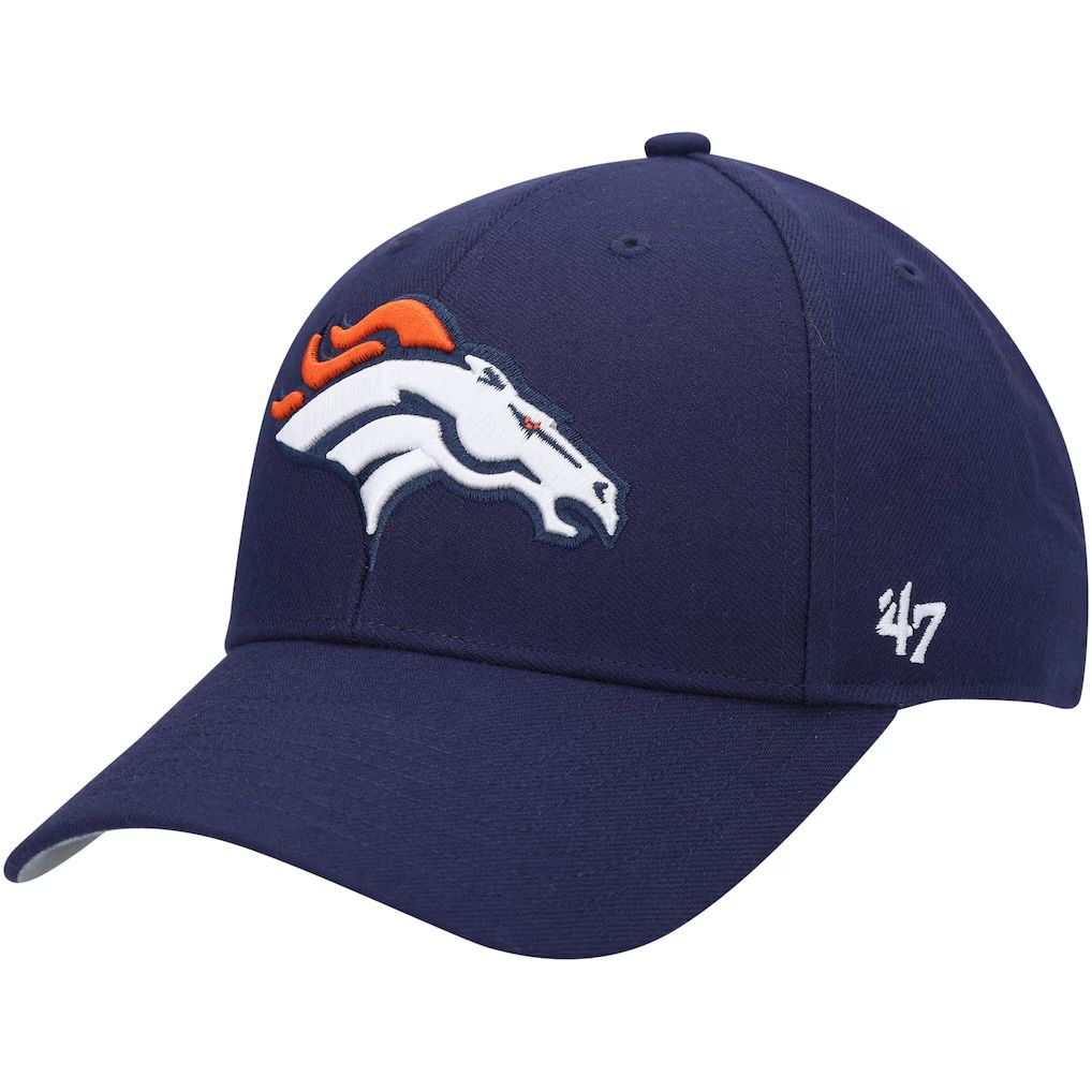 Denver Broncos Youth Navy 47 Brand MVP Adjustable Hat