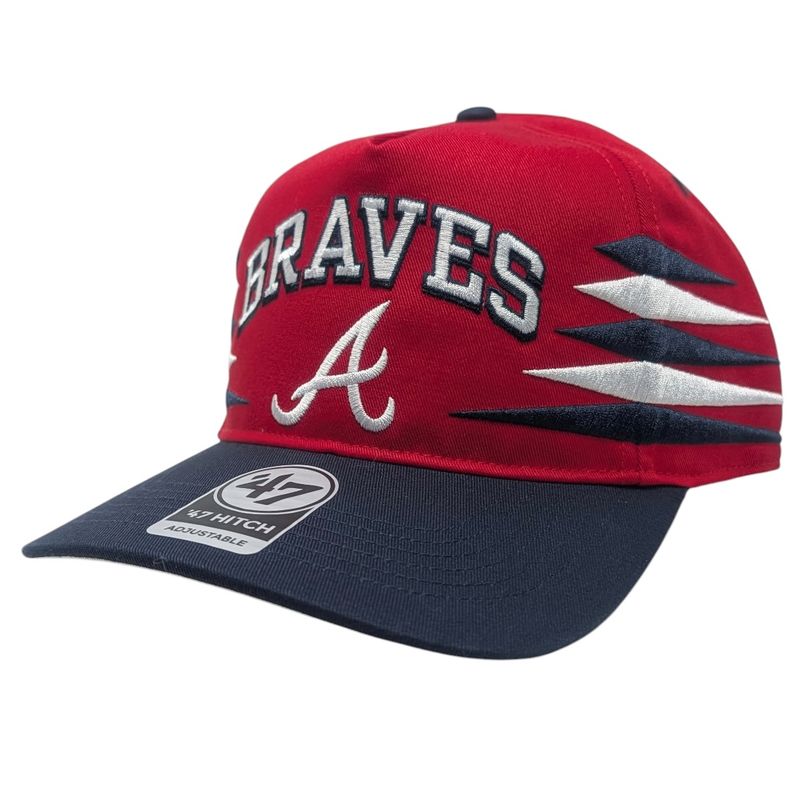 Atlanta Braves Men’s Red Diamond Cut 47 Brand Snapback Hat Atlanta Braves Men’s Red Diamond Cut 47 Brand Snapback Hat
