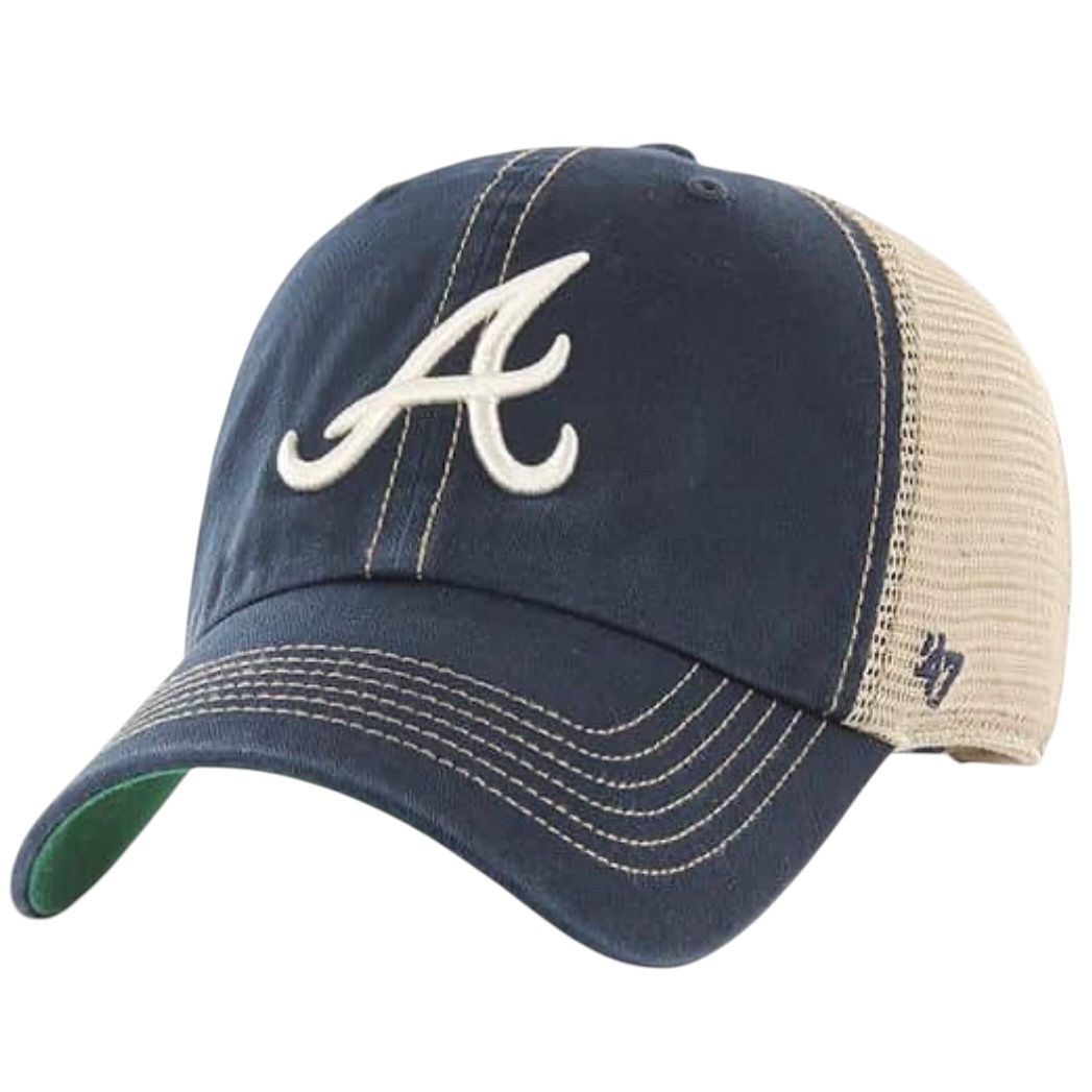 Atlanta Braves Men’s 47 Trawler Clean Up Adjustable Hat Atlanta Braves Men’s 47 Trawler Clean Up Adjustable Hat