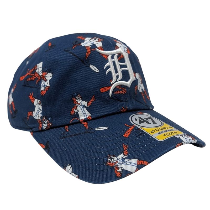 Detroit Tigers Youth Printfetti Clean Up Adjustable Style 47 Brand Hat Detroit Tigers Youth Printfetti Clean Up Adjustable Style 47 Brand Hat