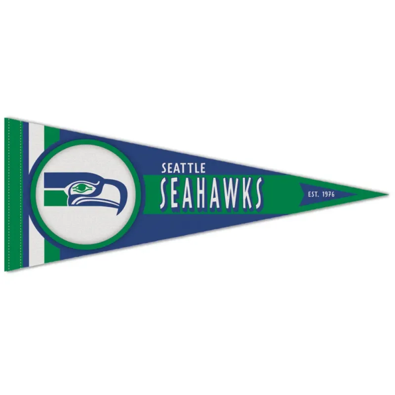 Seattle Seahawks Historic 12 Seattle Seahawks Historic 12" x 30" Premium Pennant