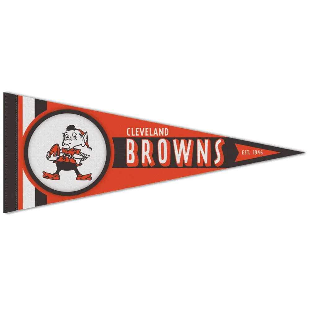 Cleveland Browns Historic 12 Cleveland Browns Historic 12" x 30" Premium Pennant