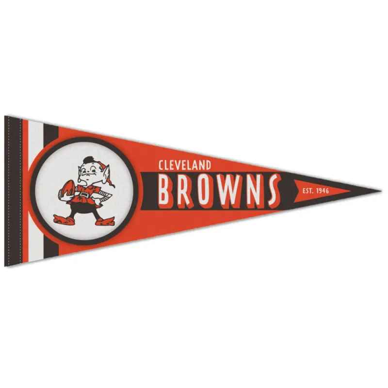 Cleveland Browns Historic 12 Cleveland Browns Historic 12" x 30" Premium Pennant