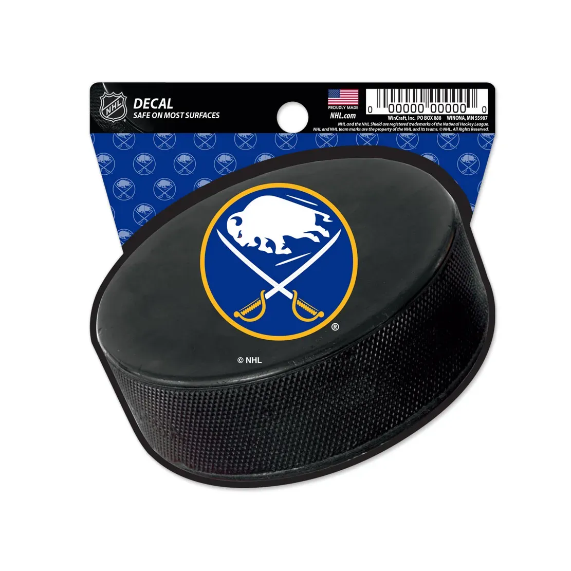 Buffalo Sabres Puck 3 Buffalo Sabres Puck 3" x 3" Decal