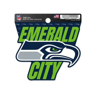 Seattle Seahawks Emerald City 3 Seattle Seahawks Emerald City 3" x 3" Decal