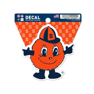 Syracuse Orange Mascot 3" x 3" Decal