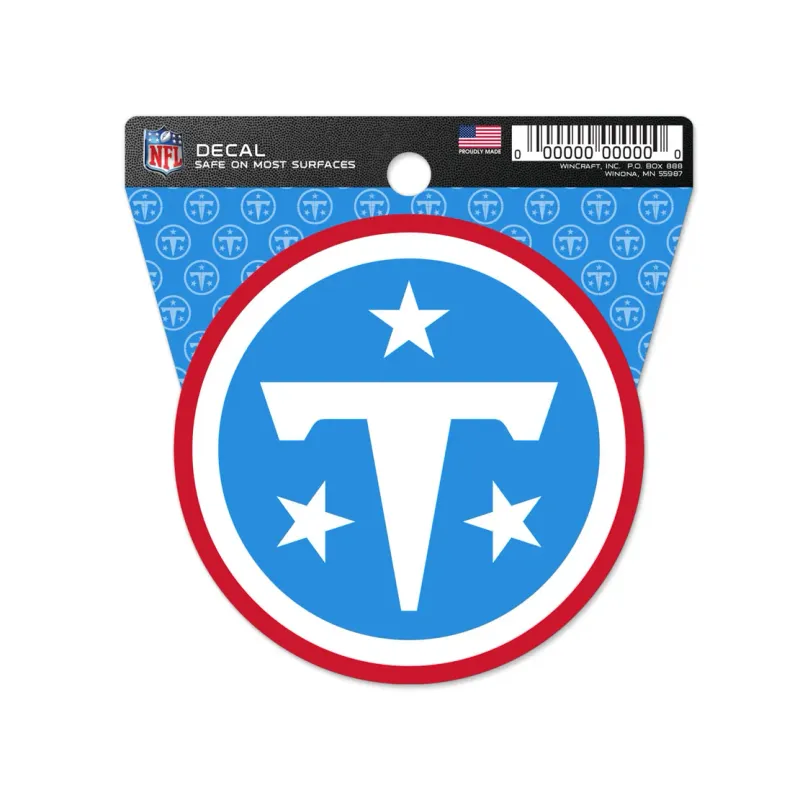 Tennessee Titans 3" x 3" Decal