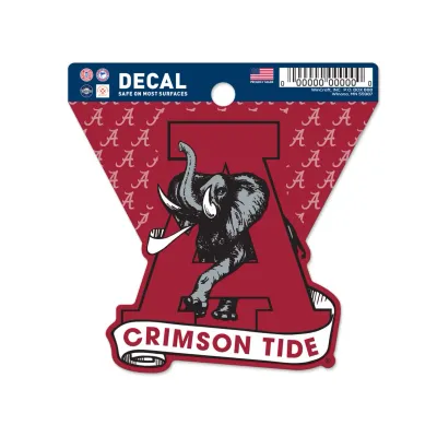 Alabama Crimson Tide Mascot 3" x 3" Decal