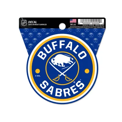 Buffalo Sabres Round 3" x 3" Decal