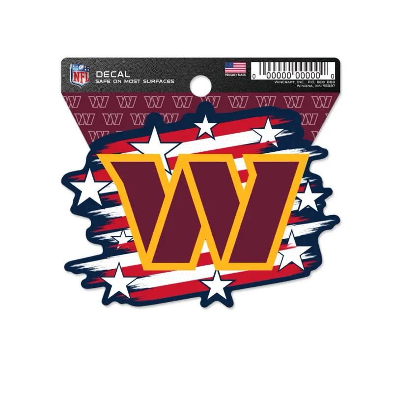 Washington Commanders  3" x 3" Decal