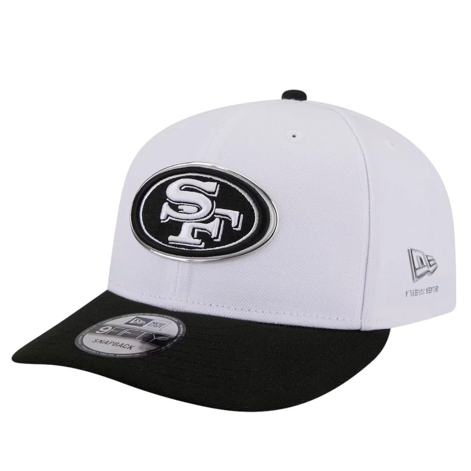 San Francisco 49ers Men’s New Era White/Black 2026 NFL Draft On Stage Pre-Curved 9FIFTY Snapback Hat San Francisco 49ers Men’s New Era White/Black 2026 NFL Draft On Stage Pre-Curved 9FIFTY Snapback Hat
