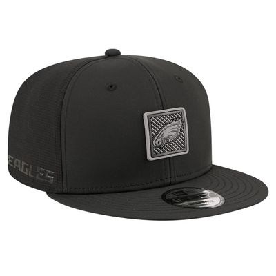 Philadelphia Eagles Men’s Black New Era 2026 NFL Training Camp 9FIFTY Adjustable Hat