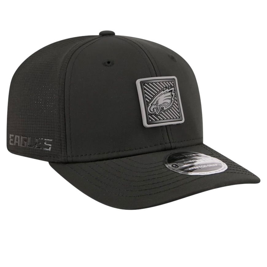 Philadelphia Eagles Men’s Black New Era 2026 NFL Training Camp 9SEVENTY Adjustable Hat