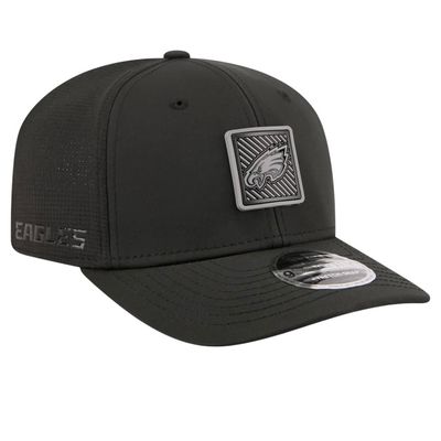 Philadelphia Eagles Men’s Black New Era 2026 NFL Training Camp 9SEVENTY Adjustable Hat