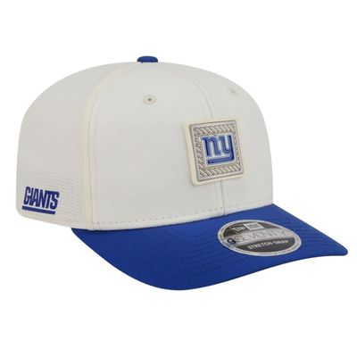 New York Giants Men’s Cream New Era 2026 NFL Training Camp 9SEVENTY Adjustable Hat