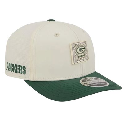Green Bay Packers Men’s Cream New Era 2026 NFL Training Camp 9SEVENTY Adjustable Hat Green Bay Packers Men’s Cream New Era 2026 NFL Training Camp 9SEVENTY Adjustable Hat