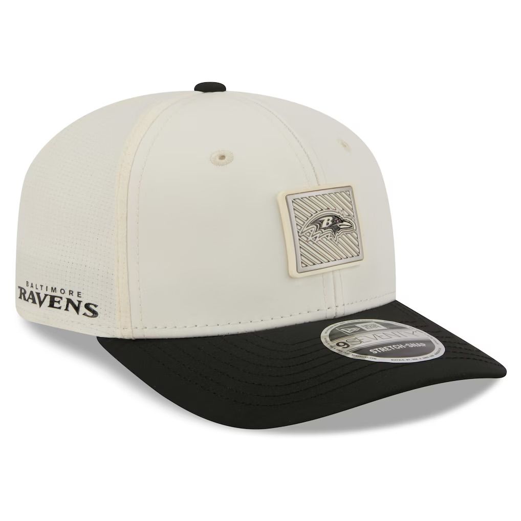 Baltimore Ravens Men’s Cream New Era 2026 NFL Training Camp 9SEVENTY Adjustable Hat Baltimore Ravens Men’s Cream New Era 2026 NFL Training Camp 9SEVENTY Adjustable Hat