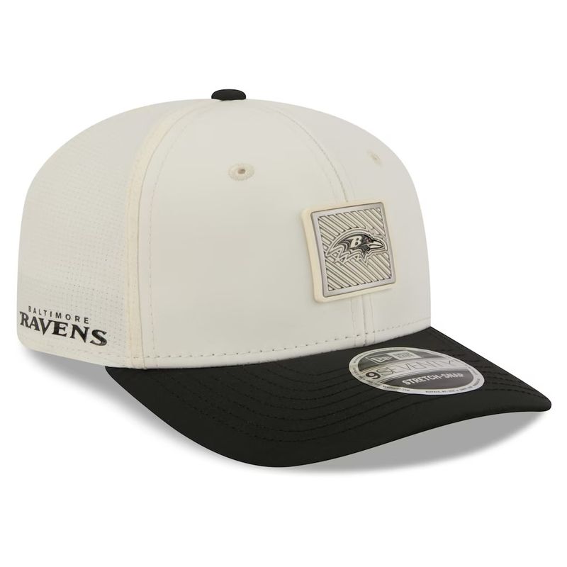 Baltimore Ravens Men’s Cream New Era 2026 NFL Training Camp 9SEVENTY Adjustable Hat Baltimore Ravens Men’s Cream New Era 2026 NFL Training Camp 9SEVENTY Adjustable Hat