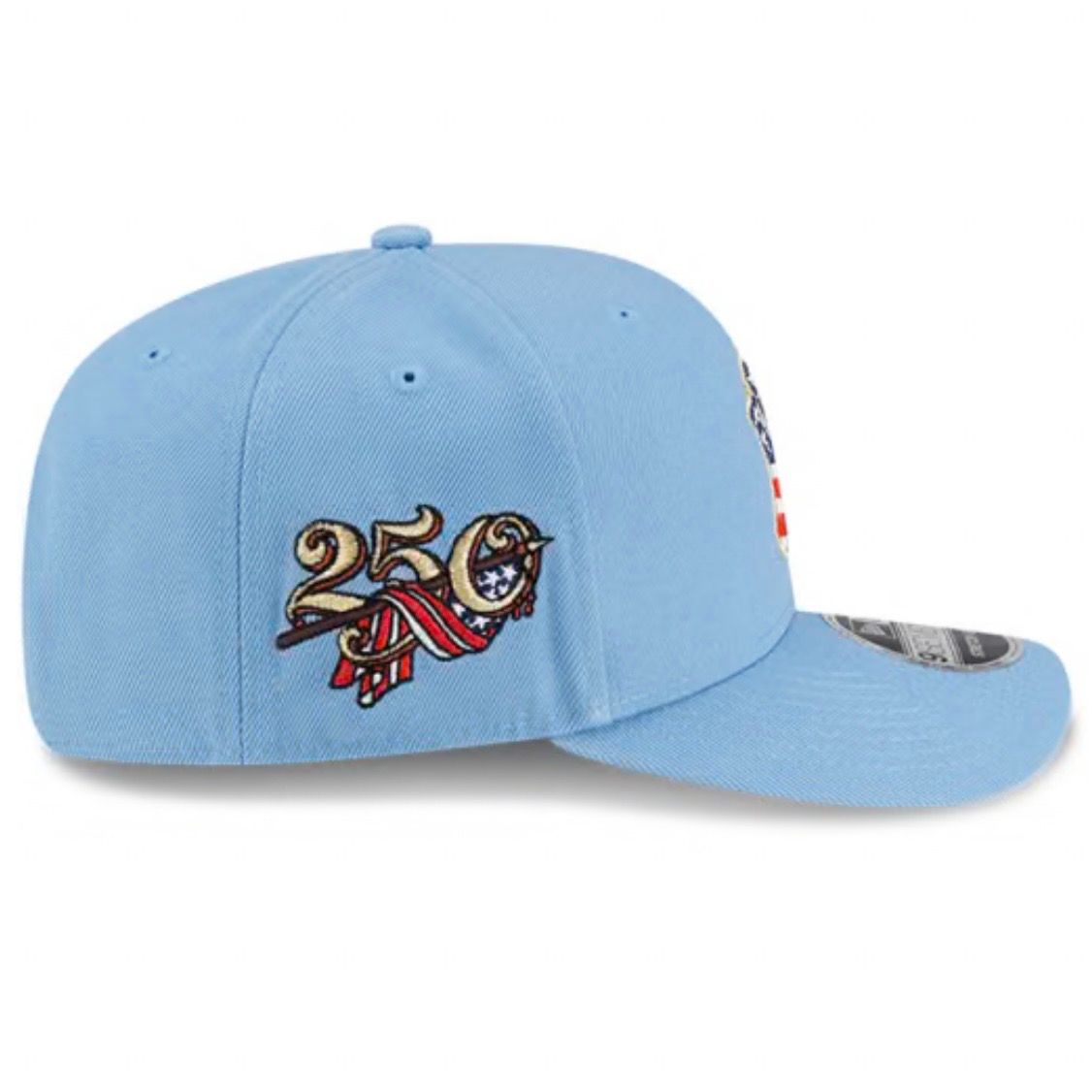 New York Mets Men's Sky Blue USA Logo 250th Anniversary Patch New