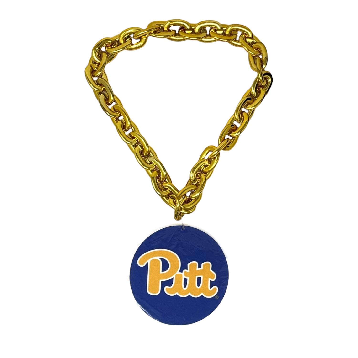 Pitt Panthers 10” Fan Chain 3D Foam Necklace
