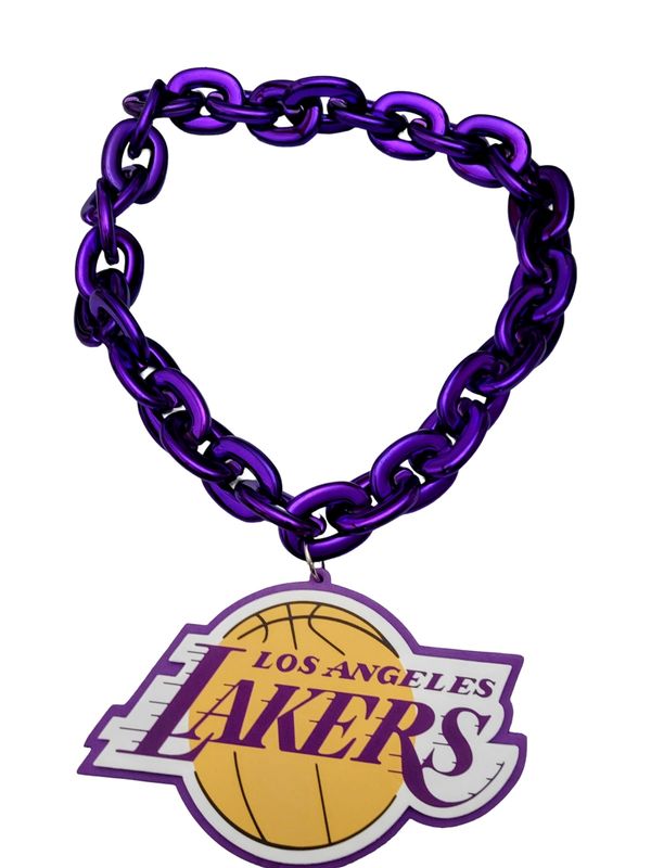 Los Angeles Lakers 10” Fan Chain 3D Foam Necklace
